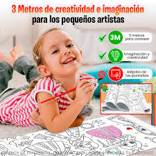 Miniatura 2 de rollo de papel para colorear de 3 metros